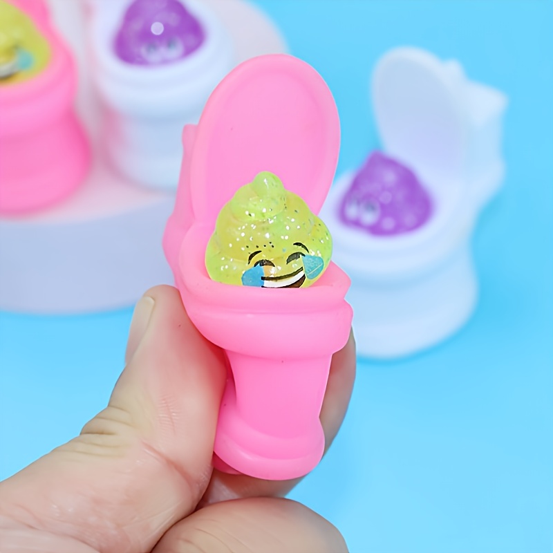 Laugh Out Loud with Squeeze Toilet Poop TPR Soft Kawaii Mochi Fidget Stress Relief Toy for Kids