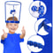 Adjustable Pack Head Hoop Basketball Party Game, Kids Adults Headband with Balls Fun Birthday Gift