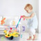 Hand Push Baby Walker Toy for Toddlers, Plane Car Push Along Walking Toy for Kids Children Boys Girls Outdoor Fun