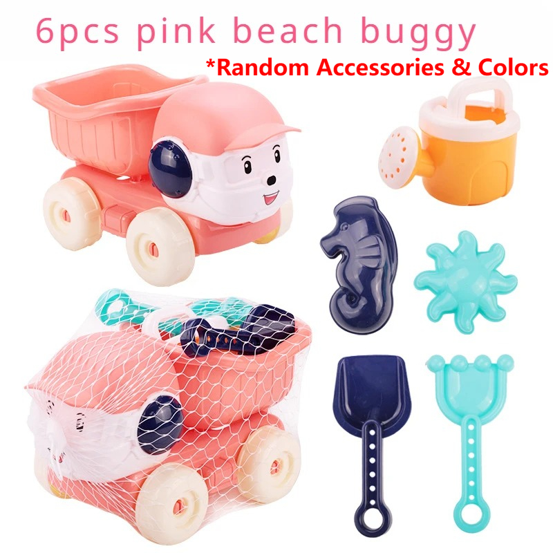 Outdoor Sandbox Beach Toy Set with Shovel, Rake, Sand Bucket, Sailboat, and Fun Sand Molds for Kids