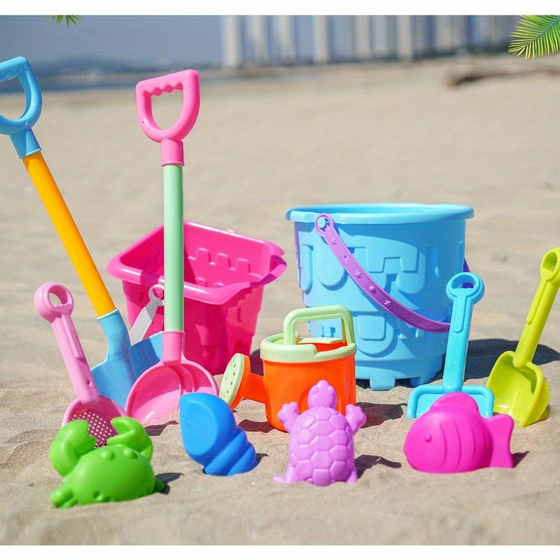 Baby Sand Toy Set For Water And Sand Play Includes Large Shovel Bucket And Digging Tools In Random 0