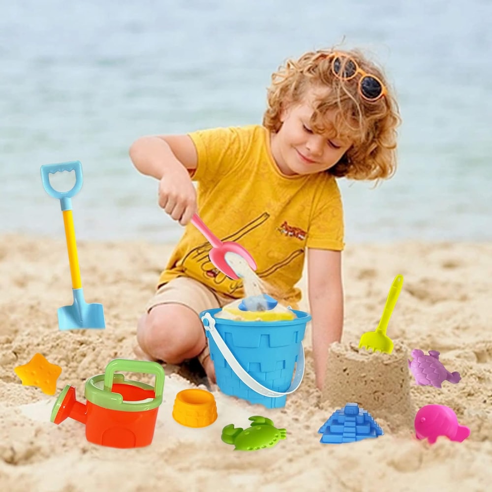 Baby Sand Toy Set For Water And Sand Play Includes Large Shovel Bucket And Digging Tools In Random 1