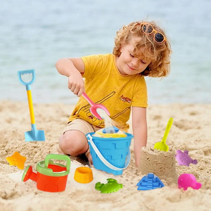 Baby Sand Toy Set For Water And Sand Play Includes Large Shovel Bucket And Digging Tools In Random 1