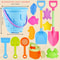 Baby Sand Toy Set For Water And Sand Play Includes Large Shovel Bucket And Digging Tools In Random 4