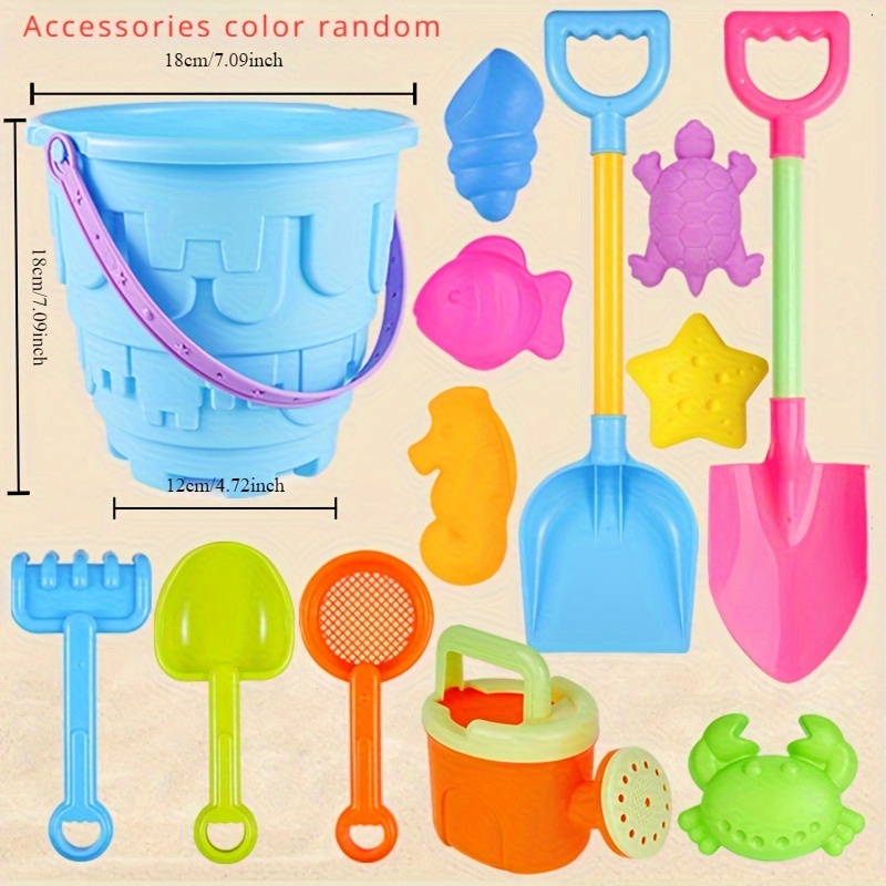 Baby Sand Toy Set For Water And Sand Play Includes Large Shovel Bucket And Digging Tools In Random 4