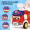 Press And Go Baby Animal Car Toys Police Car Fire Truck Construction Truck Ambulance For Kids Toddl 5
