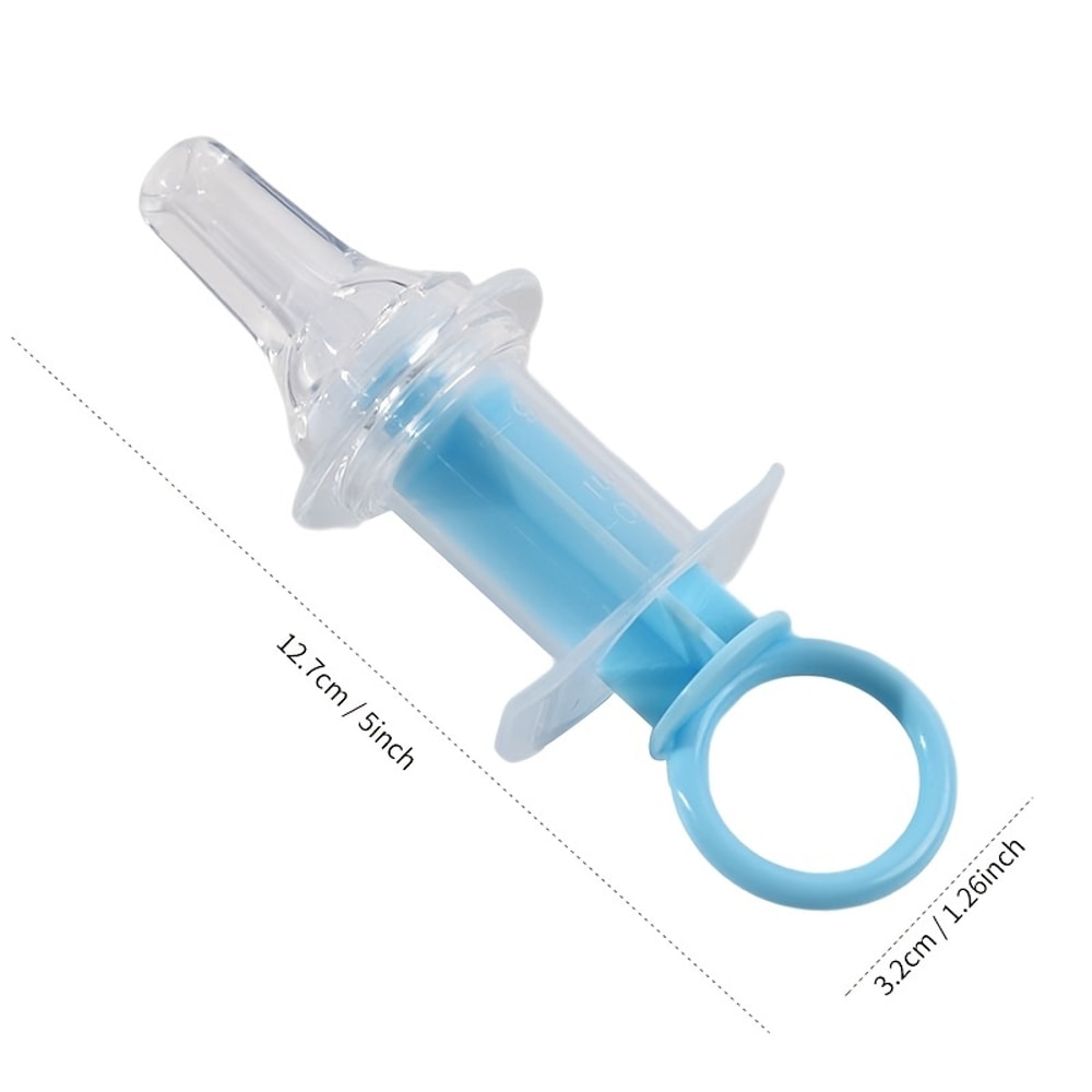 Anti-choking Silicone Needle Feeder, Baby Liquid Medicine Dispenser, Baby Pacifier Feeder, Water Feeder with 20ml