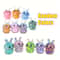 Mini Squishy Alien Toys Bunny, Squeeze Toy Stress Relief, Party Favors, Funny Outer Space Fidget Creature Balls