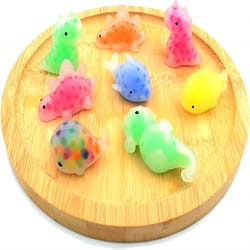 random pattern mochi toys with water beads, kids stress relief baubles, party favors
