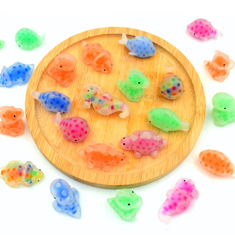 Random Pattern Mochi Toys With Water Beads Kids Stress Relief Baubles Party Favors 6