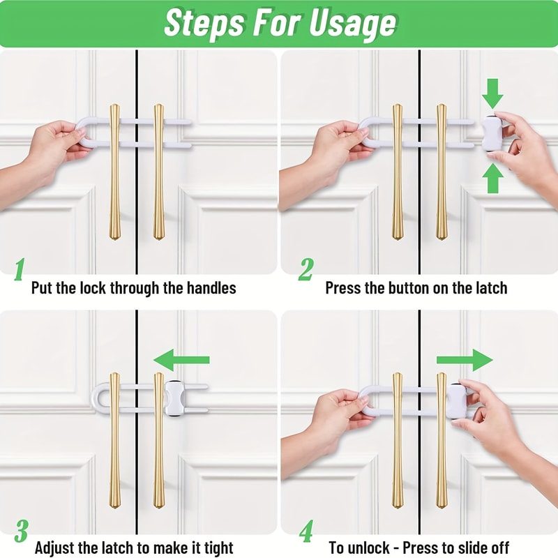 Child Safety Locks For Cabinets Sliding Cabinet Lock Baby Proofing Latches For Closet Door Knobs Ha 5