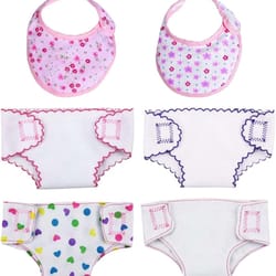 reusable baby diapers doll underwear for inch dolls, adjustable diapers for reborn baby girl
