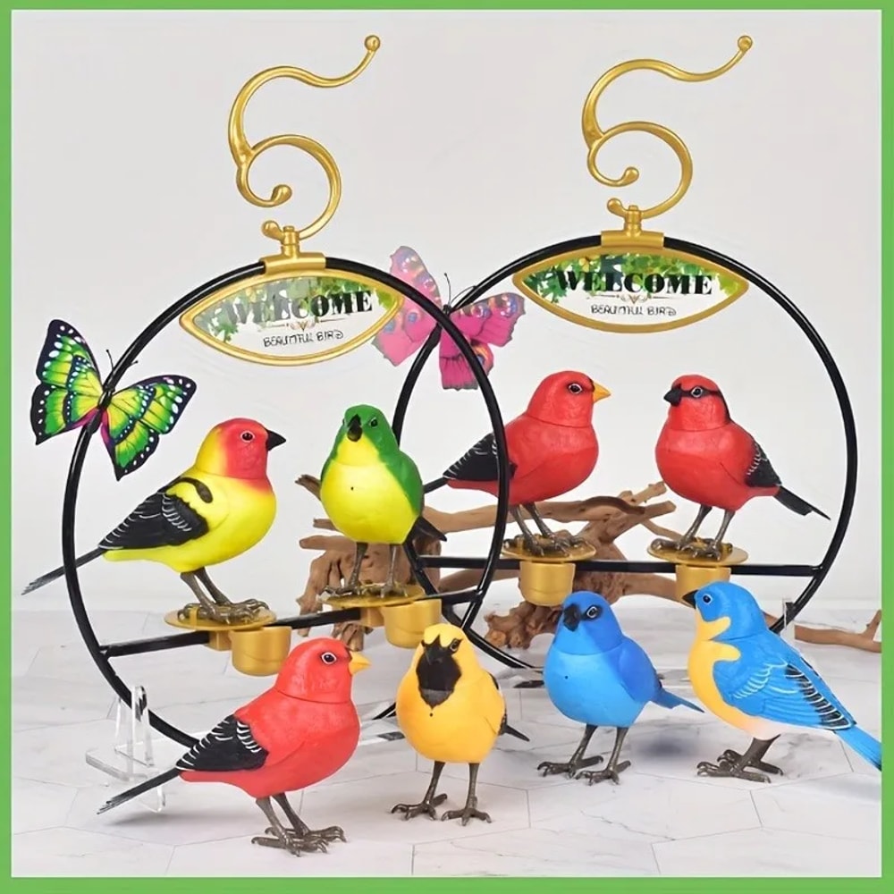 Electric Singing Bird Toy, Cute Interactive Bird Toy Simulation for Kids with Motion & Sound Control