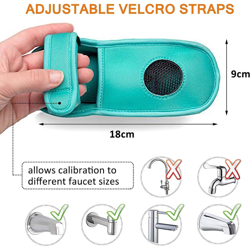 Baby Safety Protector Faucet Cover, Bath Tap Edge Corner Guards for Kids