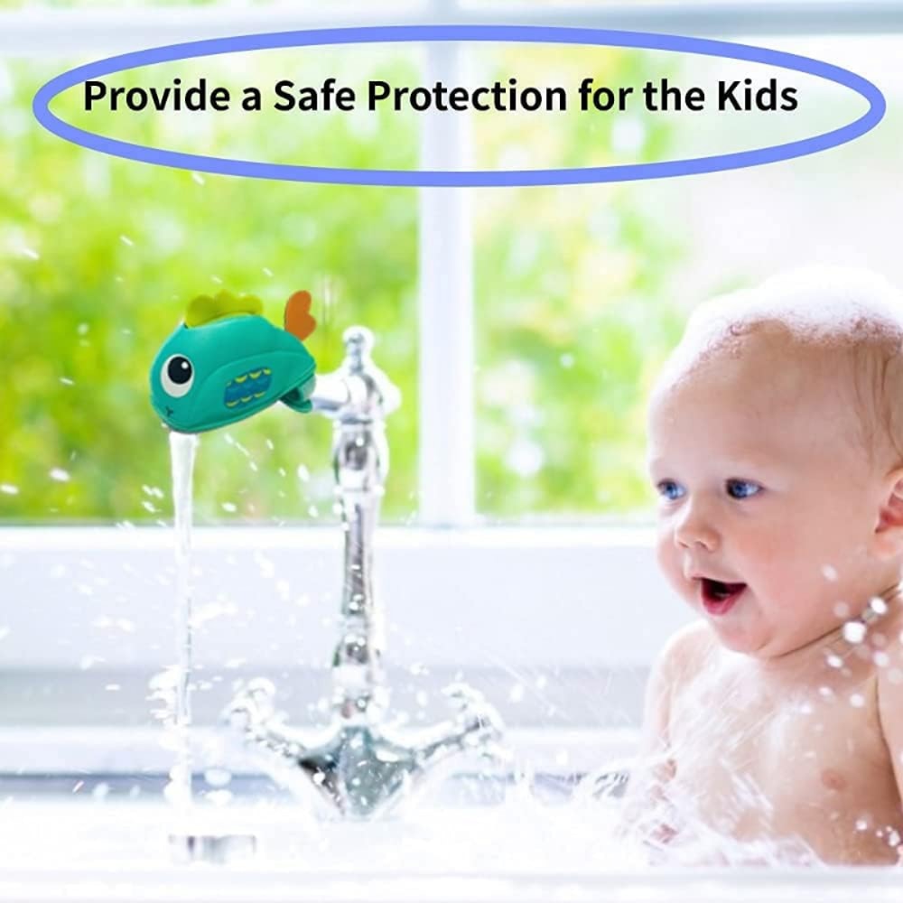 Baby Safety Protector Faucet Cover, Bath Tap Edge Corner Guards for Kids