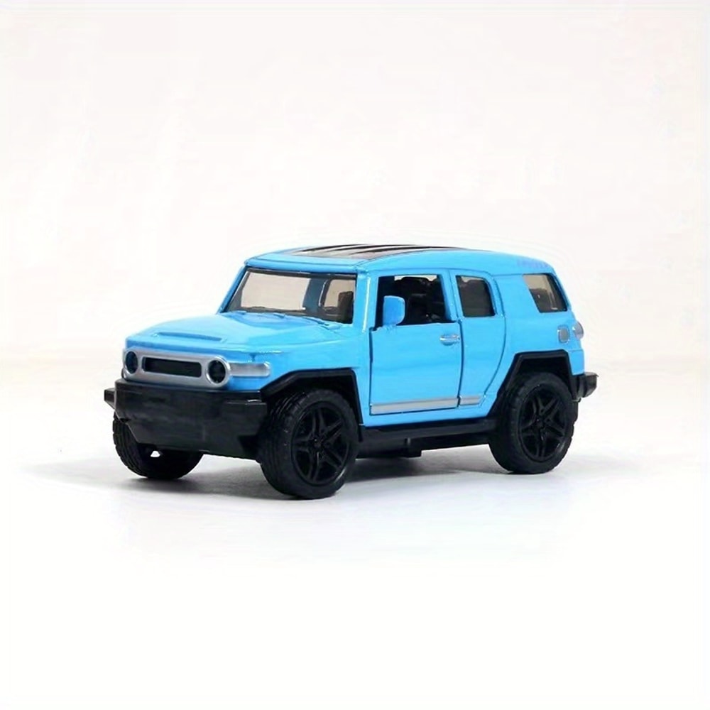 Pull Back Alloy Car Toy Diecast SUV Model Metal Vehicle With Open Doors For Kids Boys Girls Birthda 4
