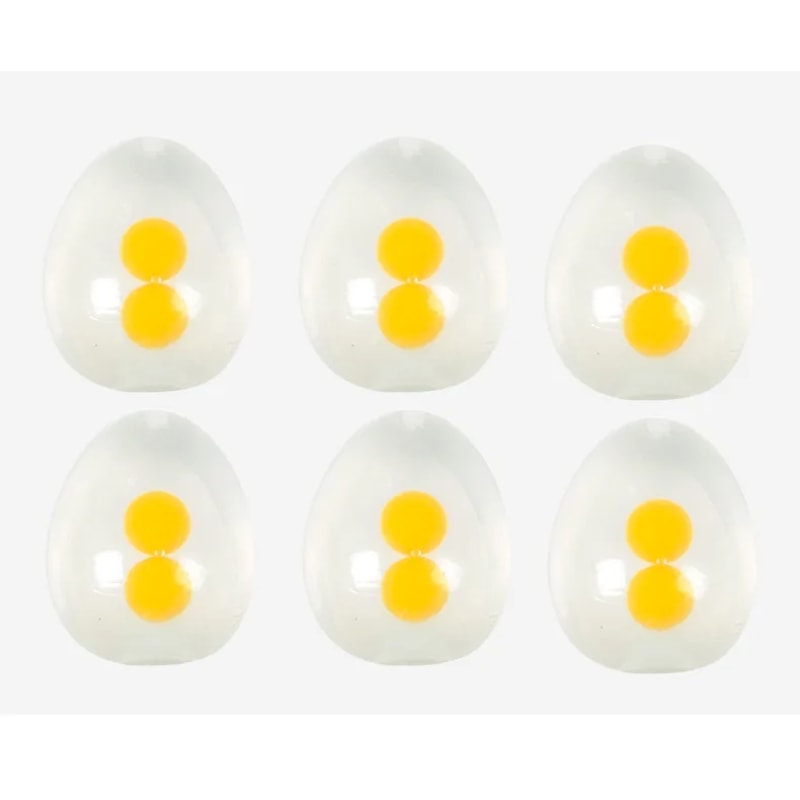 Funky Squishy Egg Toy Stress Relief Squeezing Fidget Toy For Kids Adults 8