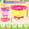 Foldable Silicone Beach Bucket For Kids Portable Collapsible Sand Toys For Summer Fun 1