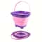 Foldable Silicone Beach Bucket For Kids Portable Collapsible Sand Toys For Summer Fun 7