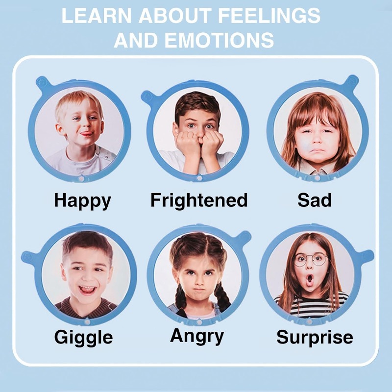 Kids Emotional Expression Mirror – Early Education & Emotional Learning Toy for Toddlers