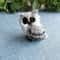 White Black Furry Plush Christmas Owl Ornament – Cute Baby Owl for Holiday Decor