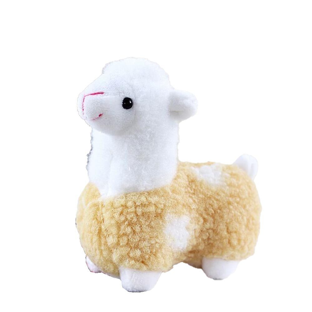 Cute Alpaca Plush Toy Soft Huggable Stuffed Doll For Kids Birthday Gift Keychain Pendant 8
