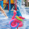 Pink Inflatable Flamingo Ring Toss Game – Fun Party Toy for Kids with Random Color Rings
