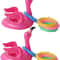 Pink Inflatable Flamingo Ring Toss Game – Fun Party Toy for Kids with Random Color Rings