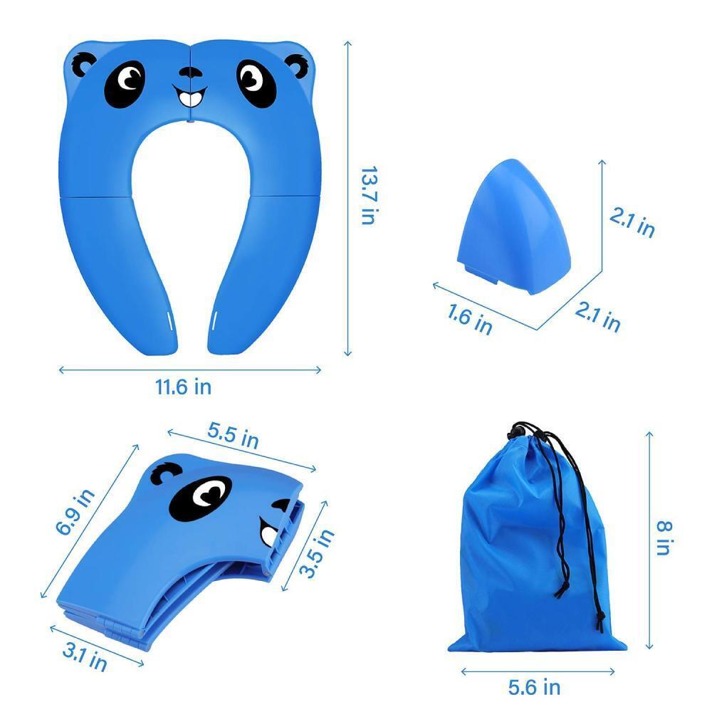 Portable Foldable Toddler Potty Training Seat With NonSlip Pads TravelFriendly Easy To Clean For K 2