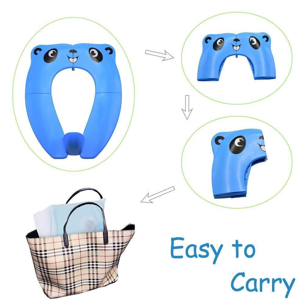 Portable Foldable Toddler Potty Training Seat With NonSlip Pads TravelFriendly Easy To Clean For K 3