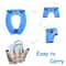 Portable Foldable Toddler Potty Training Seat With NonSlip Pads TravelFriendly Easy To Clean For K 3