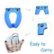 Portable Foldable Toddler Potty Training Seat With NonSlip Pads TravelFriendly Easy To Clean For K 3