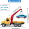 Tow Truck Toy for Kids – Friction Powered Tow Vehicle with Light & Sound, Trailer & Hook, Ideal for Boys