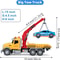 Tow Truck Toy for Kids – Friction Powered Tow Vehicle with Light & Sound, Trailer & Hook, Ideal for Boys
