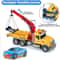 Tow Truck Toy for Kids – Friction Powered Tow Vehicle with Light & Sound, Trailer & Hook, Ideal for Boys