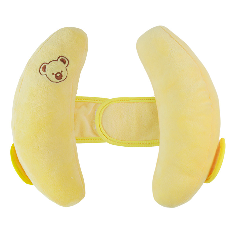Infant Stroller Neck Pillow - Banana Car Seat Head Protector Pillow, Baby Stroller Sleeping Neck Support Pillow, Cartoon