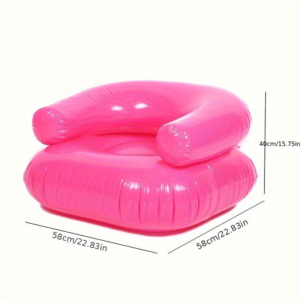 Inflatable Lounger Air Sofa – Portable Inflatable Blow-Up Chair for Kids, Beach, Camping, and Travel