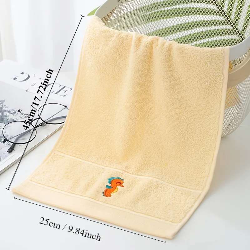 Large Soft Cartoon Animal Towel for Kids | Absorbent Bath & School Towel Gift for Baby & Children
