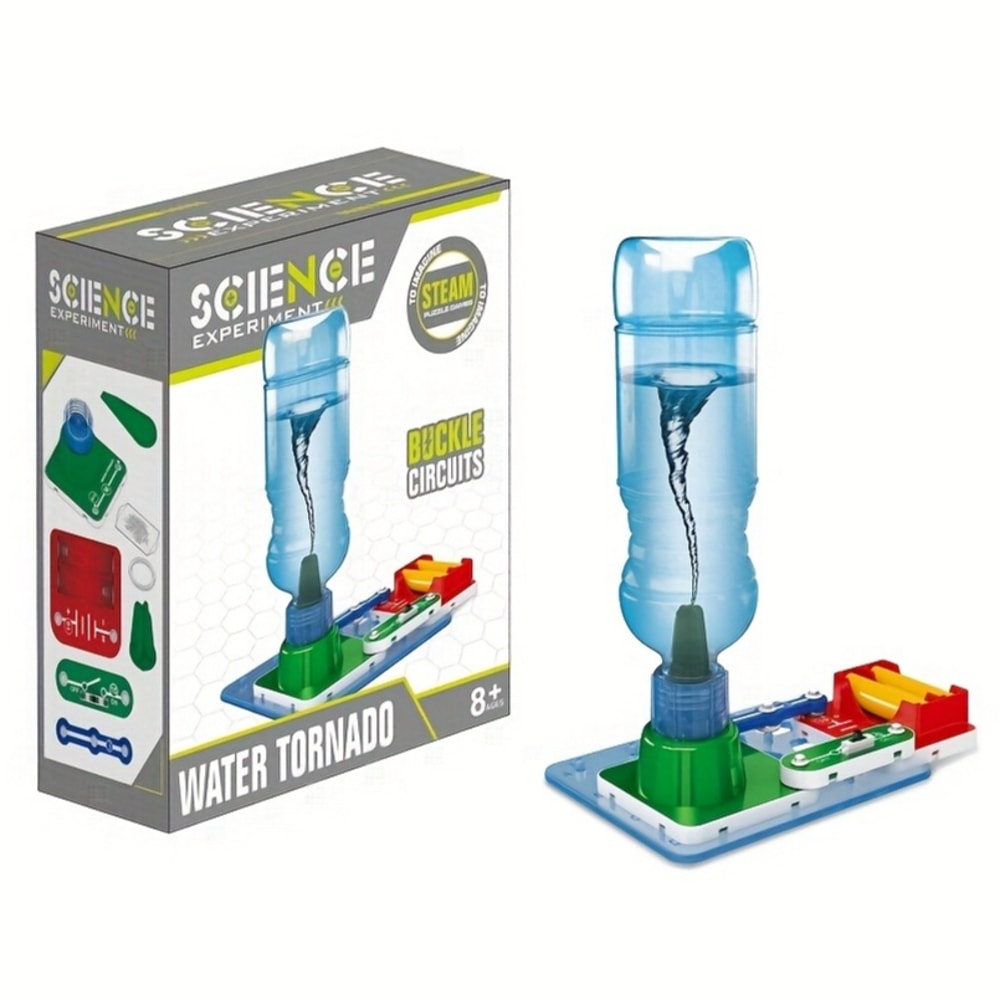 Tornado Maker DIY Tabletop Water Tornado STEM Science Craft Kit for Kids