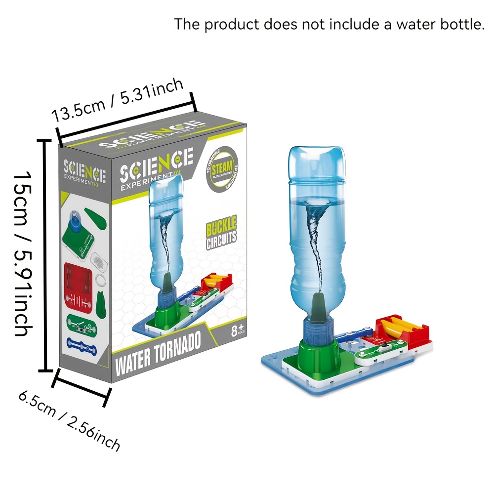 Tornado Maker DIY Tabletop Water Tornado STEM Science Craft Kit for Kids