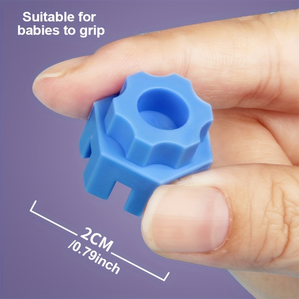 Kids Hexagonal STEM Building Blocks for Learning – Colorful Educational Toys for Kindergarten