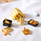 Miniature Gold Ingot Fortune Coin Dollhouse Decor Set For Feng Shui Pretend Play Simulation 0