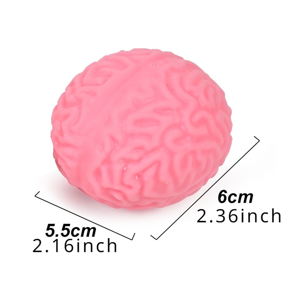 Mini Brain Squishy Squeeze Ball Fun Stress Relief Toy For Teens And Adults Perfect For Party Favor 1