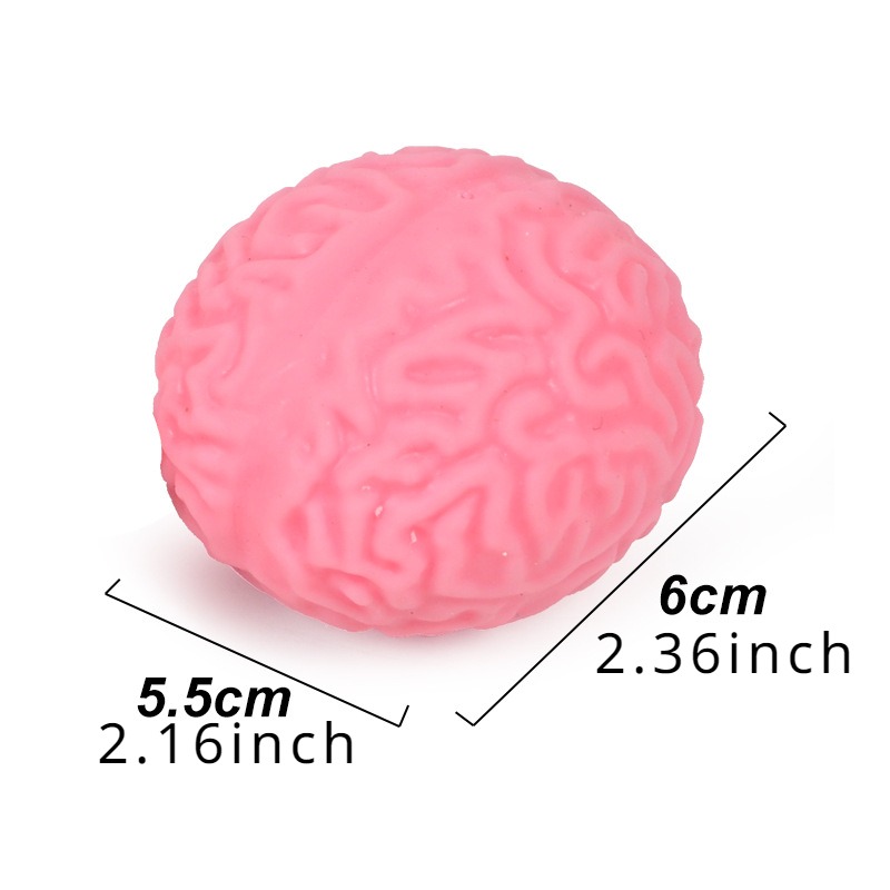 Mini Brain Squishy Squeeze Ball Fun Stress Relief Toy For Teens And Adults Perfect For Party Favor 1