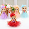Cute Confused Wedding Dress Doll Mini Princess Dolls For Girls Dollhouse Key Pendant Christmas Gif 0