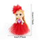 Cute Confused Wedding Dress Doll Mini Princess Dolls For Girls Dollhouse Key Pendant Christmas Gif 1