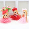 Cute Confused Wedding Dress Doll Mini Princess Dolls For Girls Dollhouse Key Pendant Christmas Gif 2