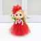 Cute Confused Wedding Dress Doll Mini Princess Dolls For Girls Dollhouse Key Pendant Christmas Gif 4