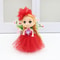 Cute Confused Wedding Dress Doll Mini Princess Dolls For Girls Dollhouse Key Pendant Christmas Gif 4