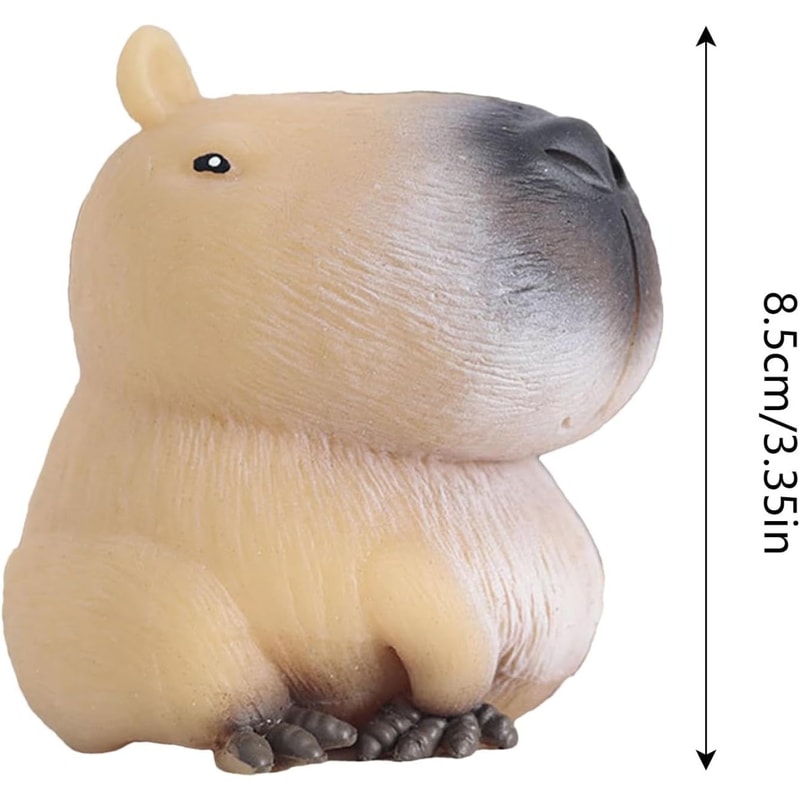 Chubby Capybara Squeeze Toy – Super Soft Sensory Toy for Anxiety Relief